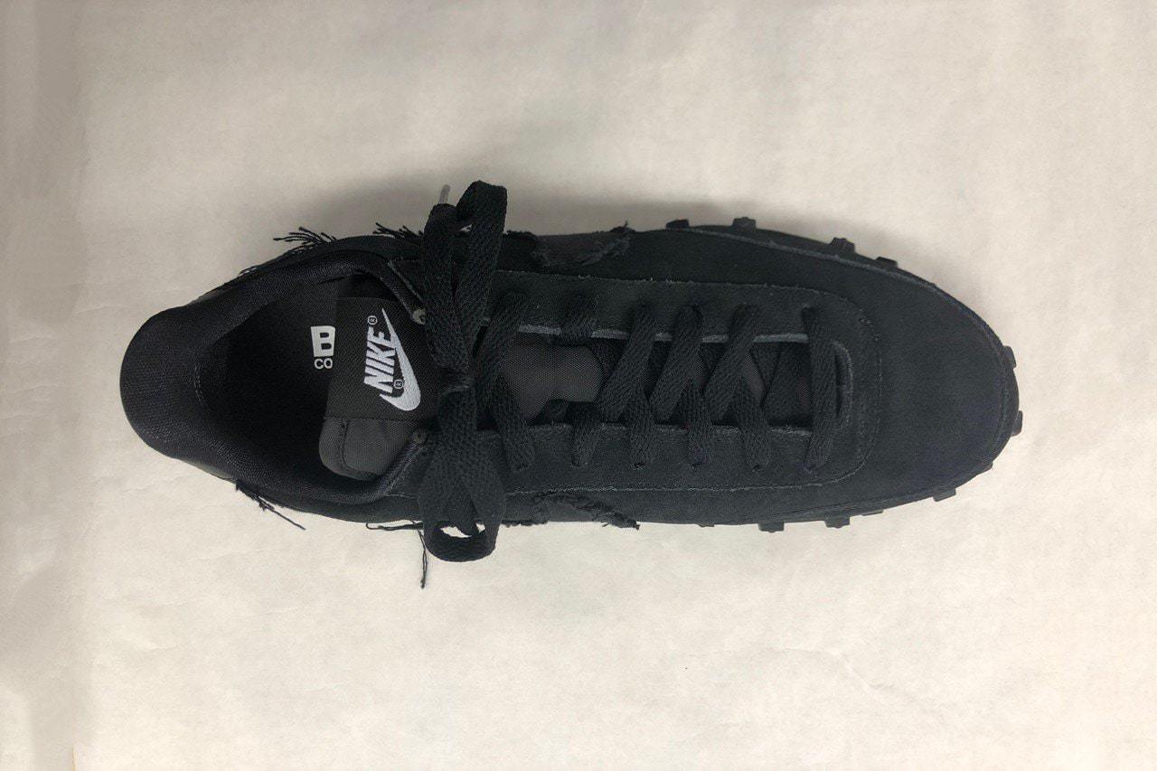 Comme Des Garcons Nike Waffle Racer Black Release Date Info