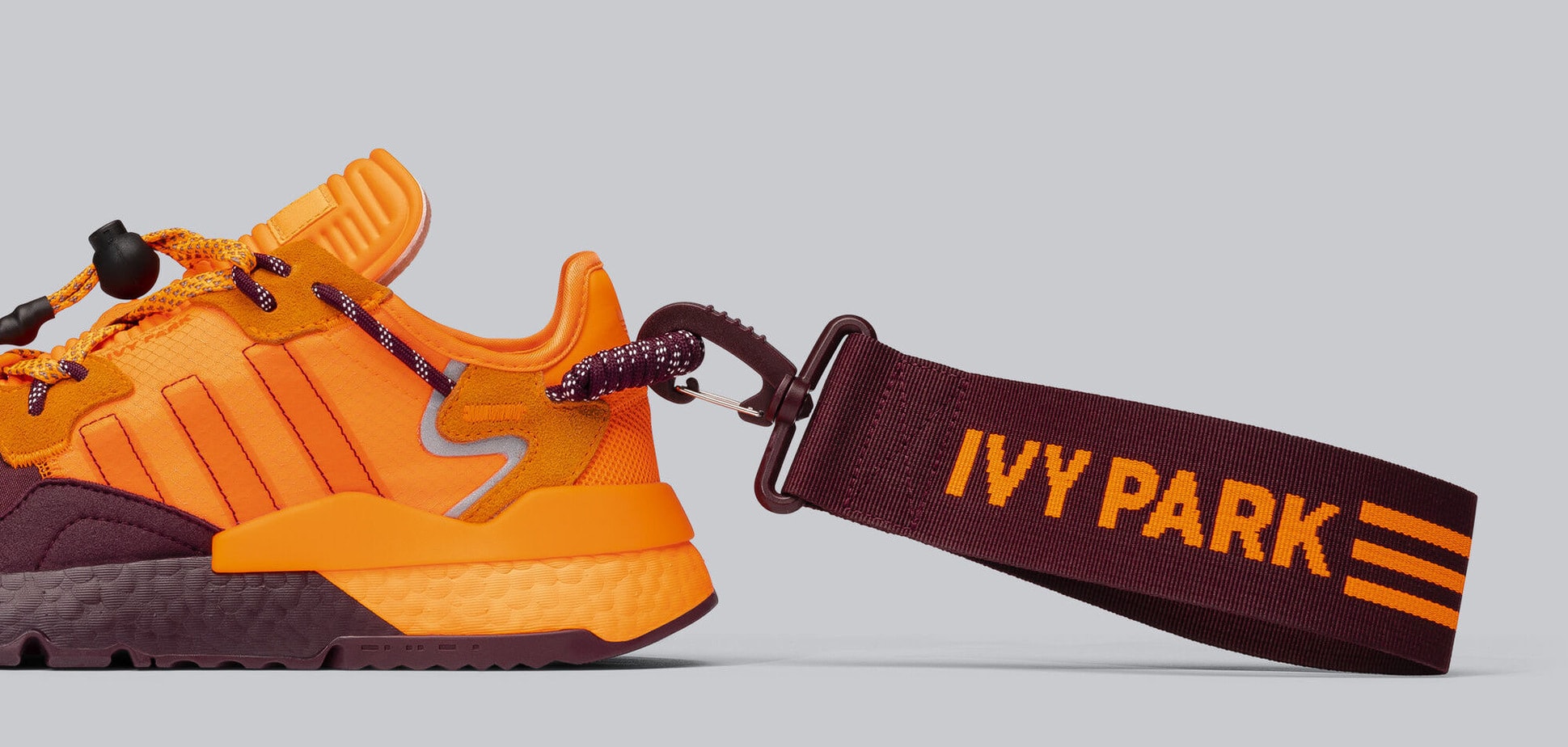 Official Look at Beyonce’s Ivy Park x adidas Nite Jogger “Maroon/Orange”