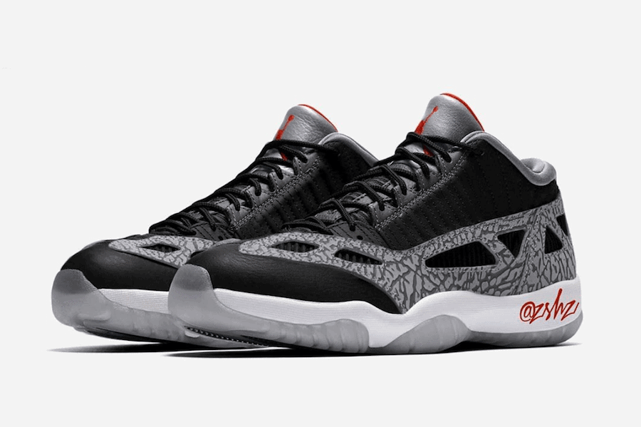 Air Jordan 11 Low Ie Black Cement