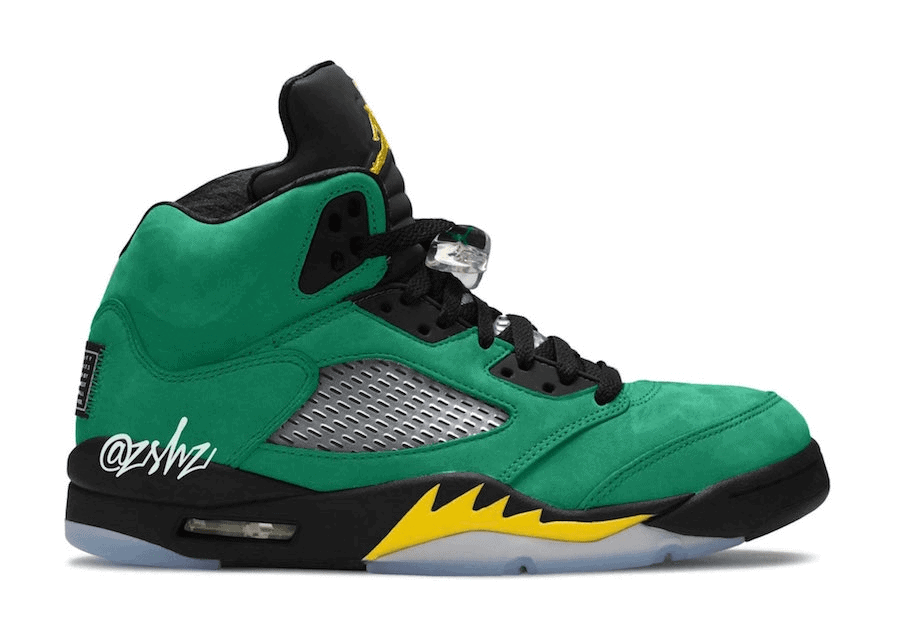 Air Jordan 5 “oregon Ducks” 2020