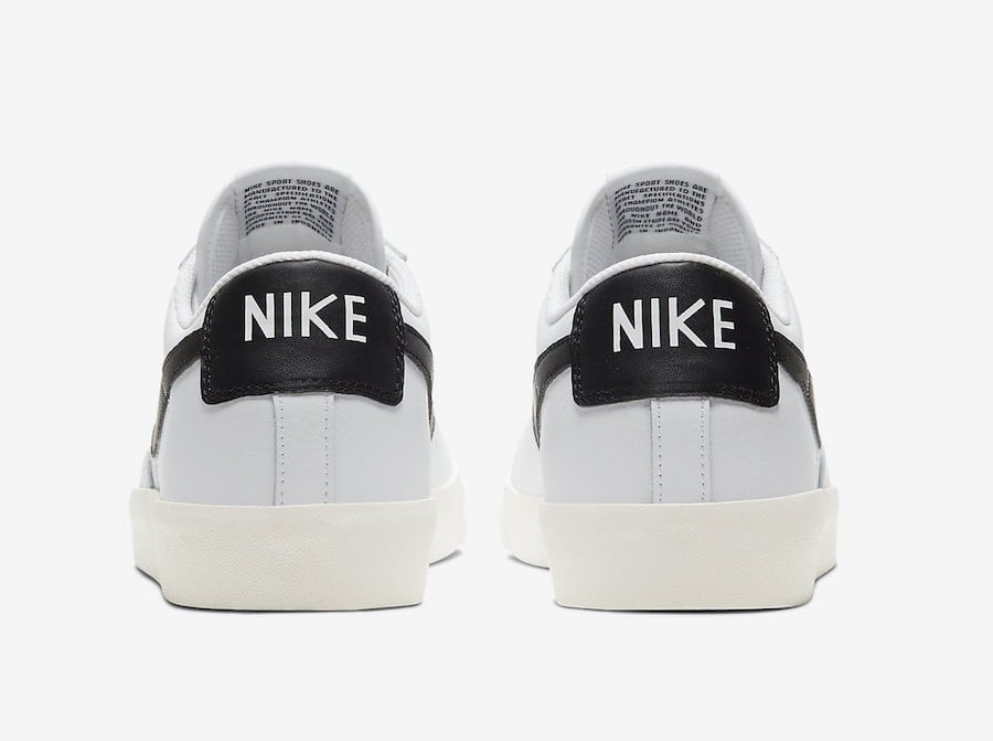 Nike Blazer Low Leather White Black CI6377-101