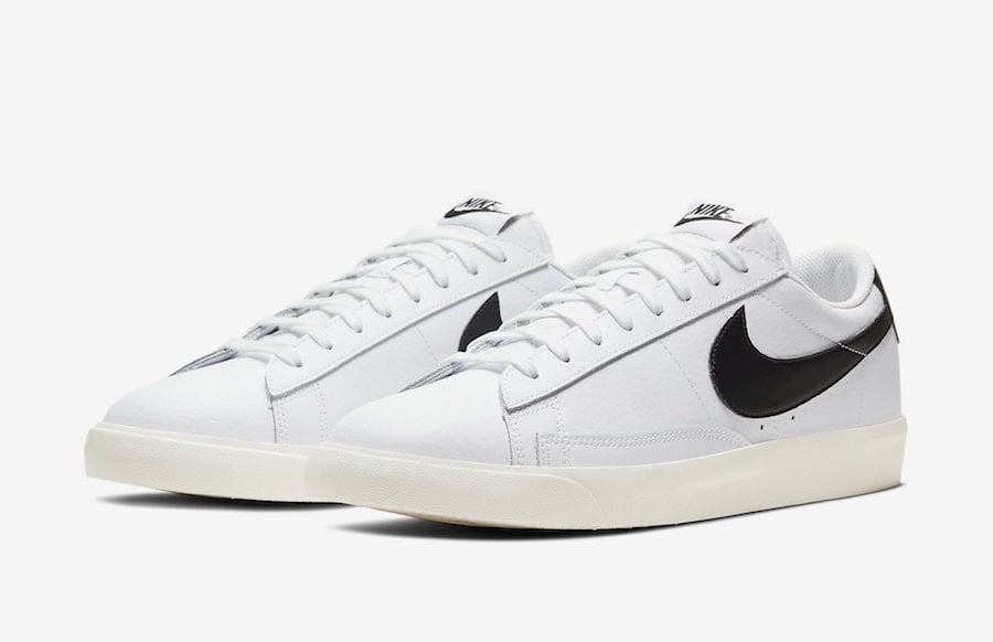 Nike Blazer Low Leather White Black CI6377-101