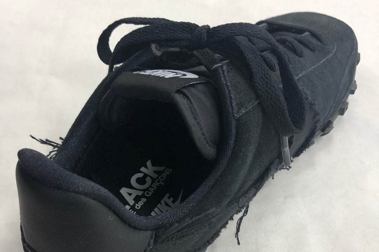 Comme Des Garcons Nike Waffle Racer Black Release Date Info