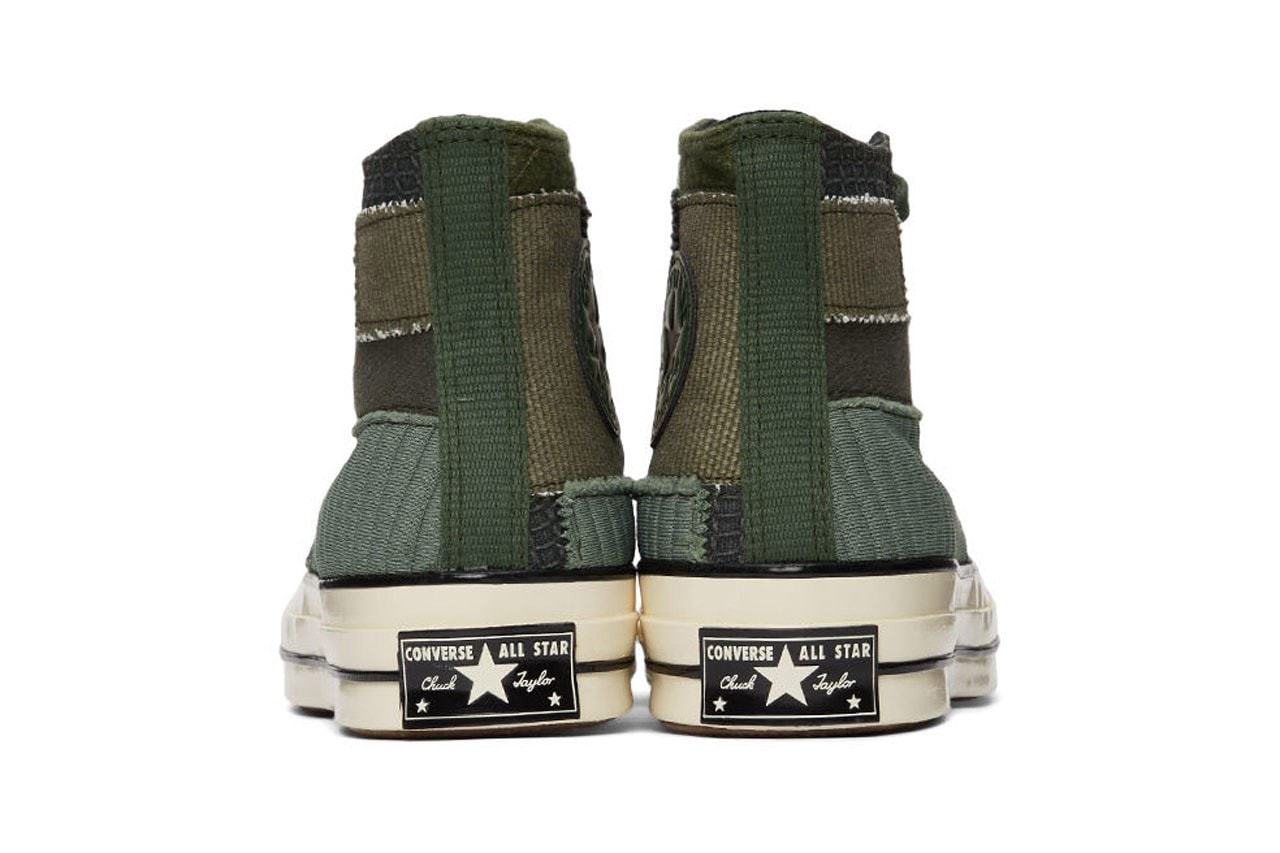 Converse Patchwork Chuck 70 High Sneakers Green Off-White