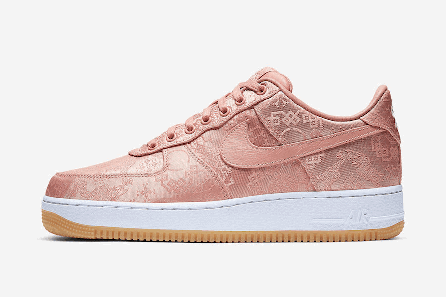 Official Images of the Clot x Nike Air Force 1 “Rose Gold”