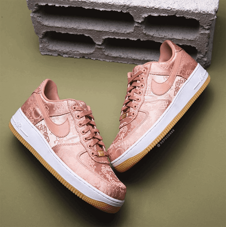 Official Images of the Clot x Nike Air Force 1 “Rose Gold”
