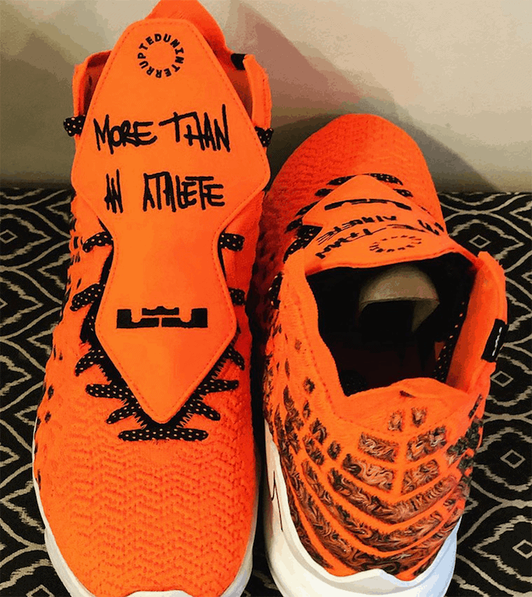 An Alternate Orange Nike LeBron 17 “More Than An Athlete” has Surfaced