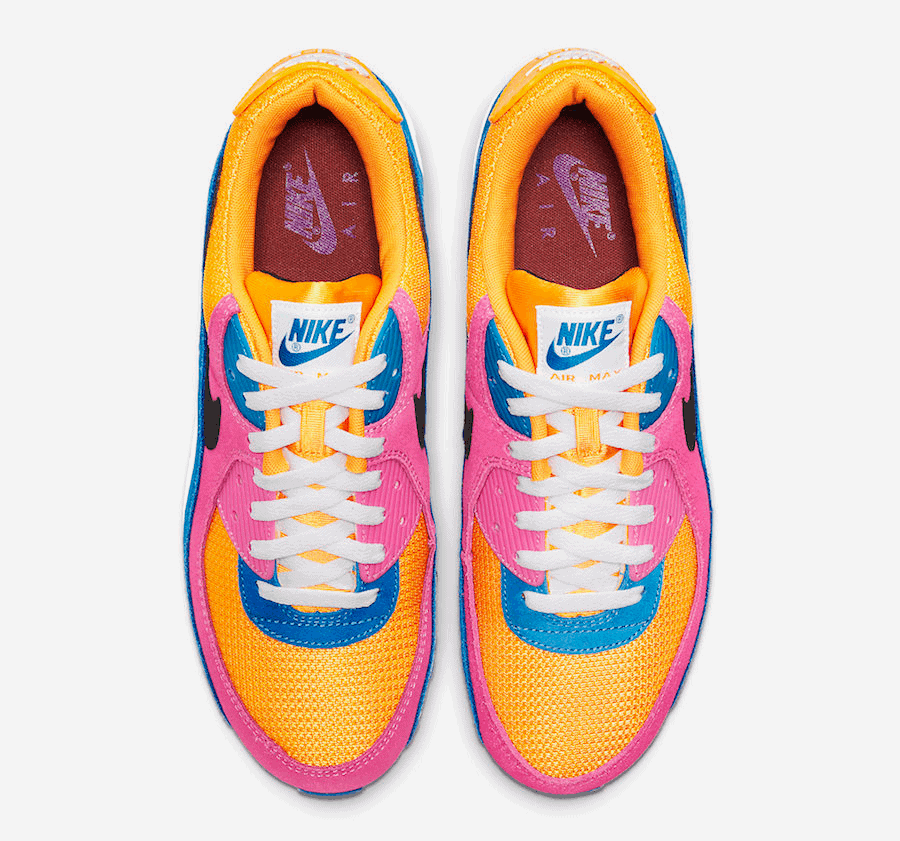 This Nike Air Max 90 Equipped with Colorful Suede