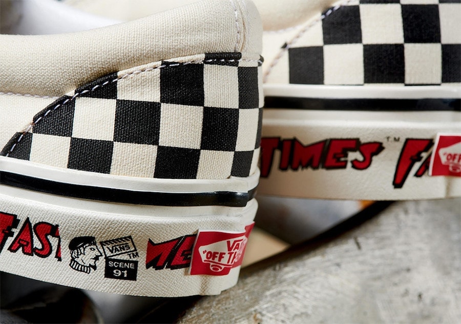 Vans Checkerboard Slip On Fast Times