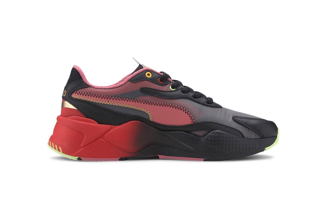 Sonic Puma Rs X3 Doctor Eggman High Risk Red Black Fade Gold Rings Sneaker Release