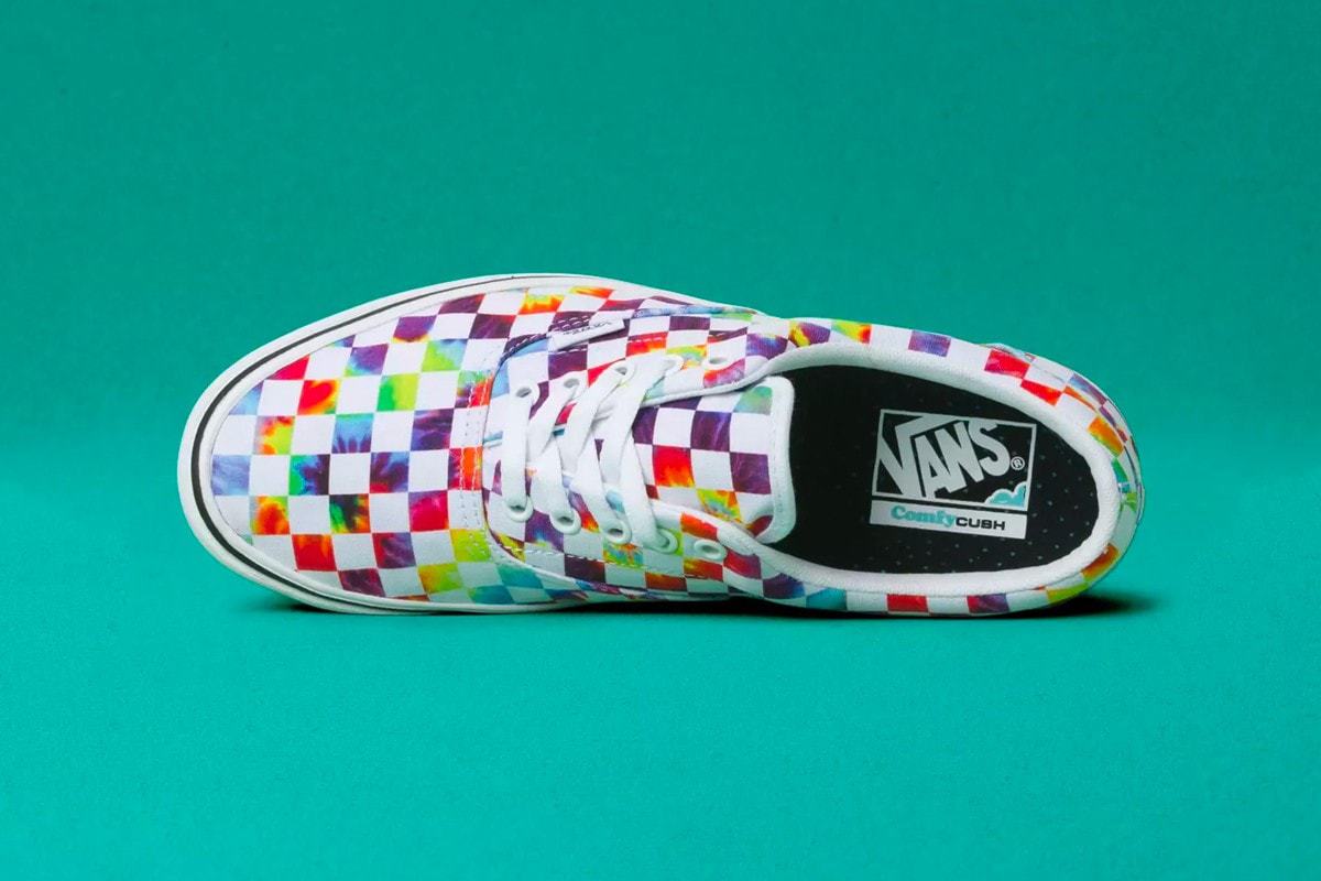 Vans Comfycush Old Skool Tie Dye Checker
