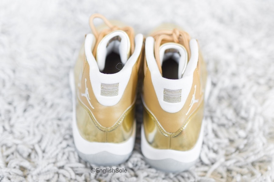 A Better Look at the Metallic Gold Air Jordan 11 OVO Sample