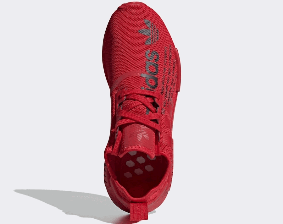 An All-Red adidas NMD R1 Perfect For February