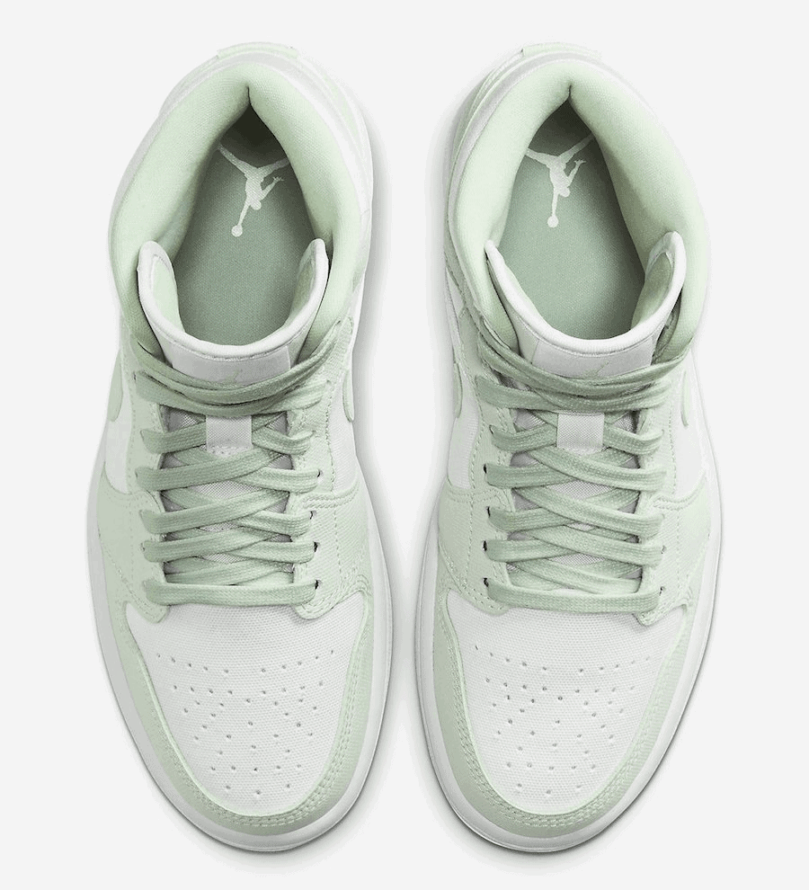 Air Jordan 1 Mid Takes on “Spruce Aura”