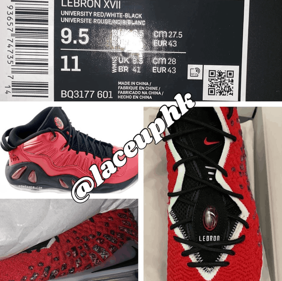Official Look at the Nike LeBron 17 "Air Max Uptempo"