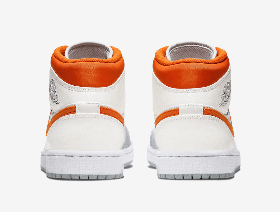 This Air Jordan 1 Mid Opts for Starfish Orange