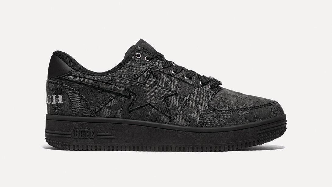 BAPE and Coach Team Up for Four Different BAPESTA Sneakers