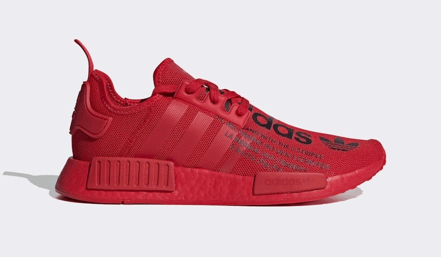An All-Red adidas NMD R1 Perfect For February