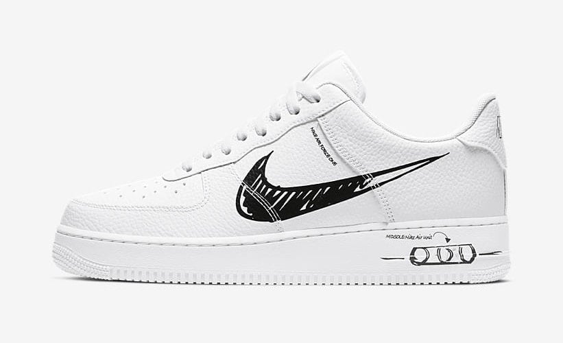 Official Look at the Nike Air Force 1 Low “Sketch” Pack