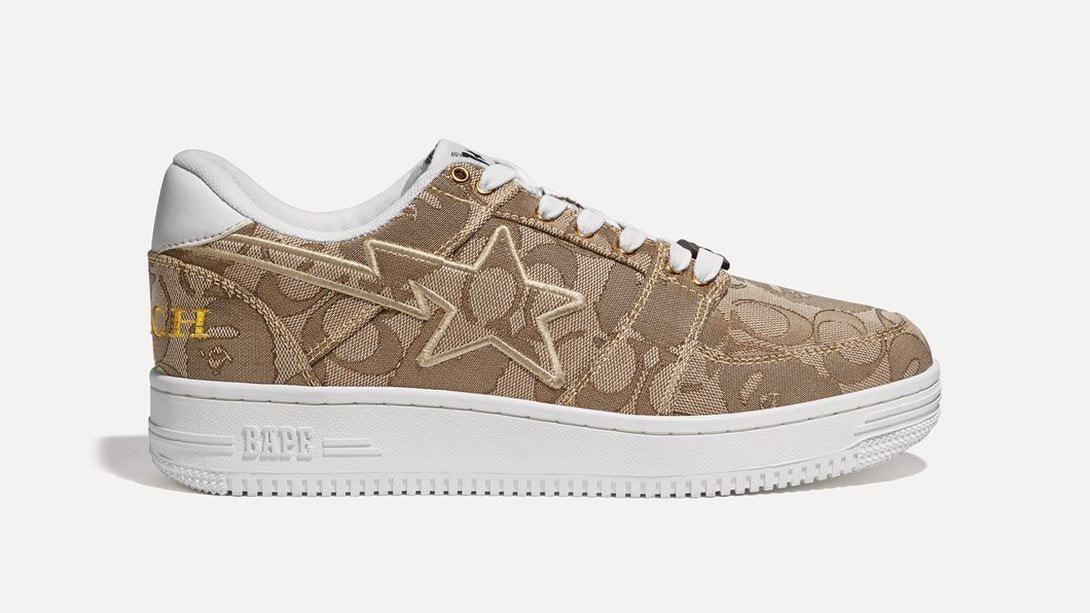 BAPE and Coach Team Up for Four Different BAPESTA Sneakers
