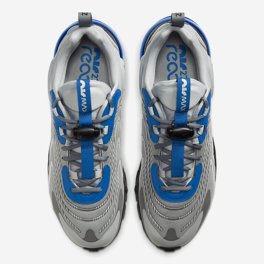Nike Pairs the New Air Max 270 React ENG with a Silver and Blue Design