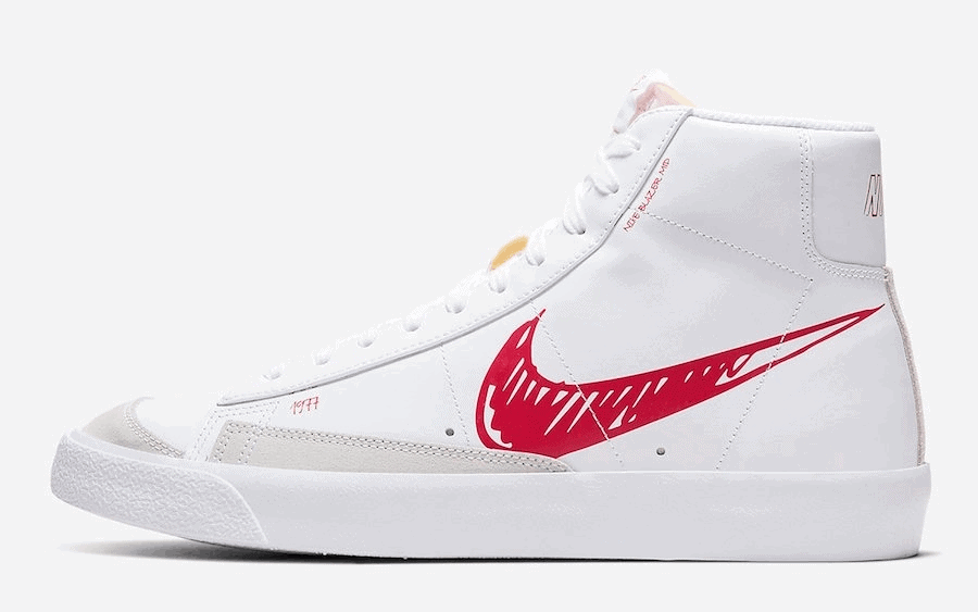 Nike adds Illustrated Motifs to the Blazer Mid “Sketch Pack”