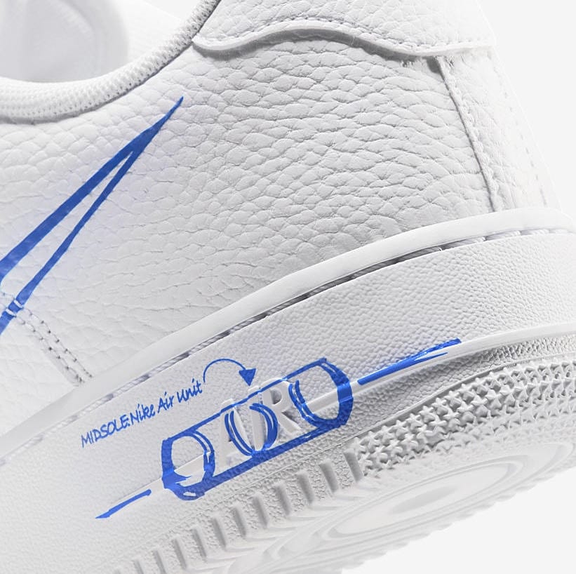 Official Look at the Nike Air Force 1 Low “Sketch” Pack