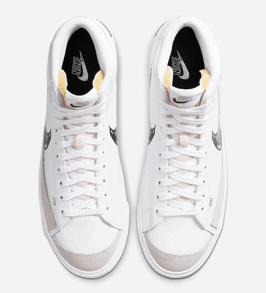 Nike adds Illustrated Motifs to the Blazer Mid “Sketch Pack”