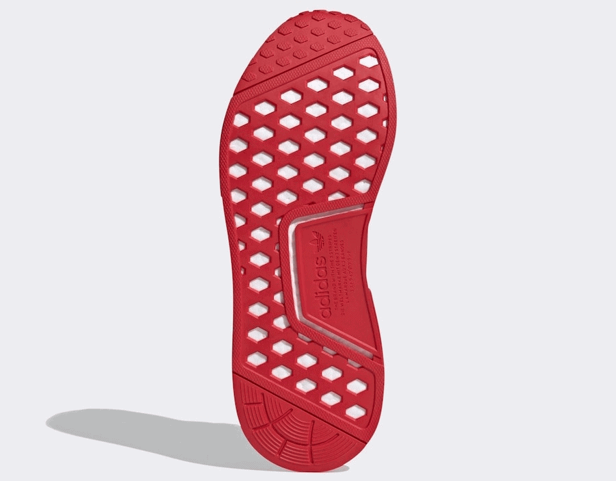 An All-Red adidas NMD R1 Perfect For February