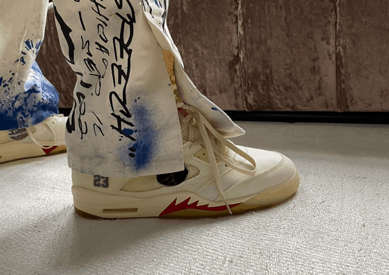 How to Buy the Off-White x Air Jordan 5 “Sail” Collection