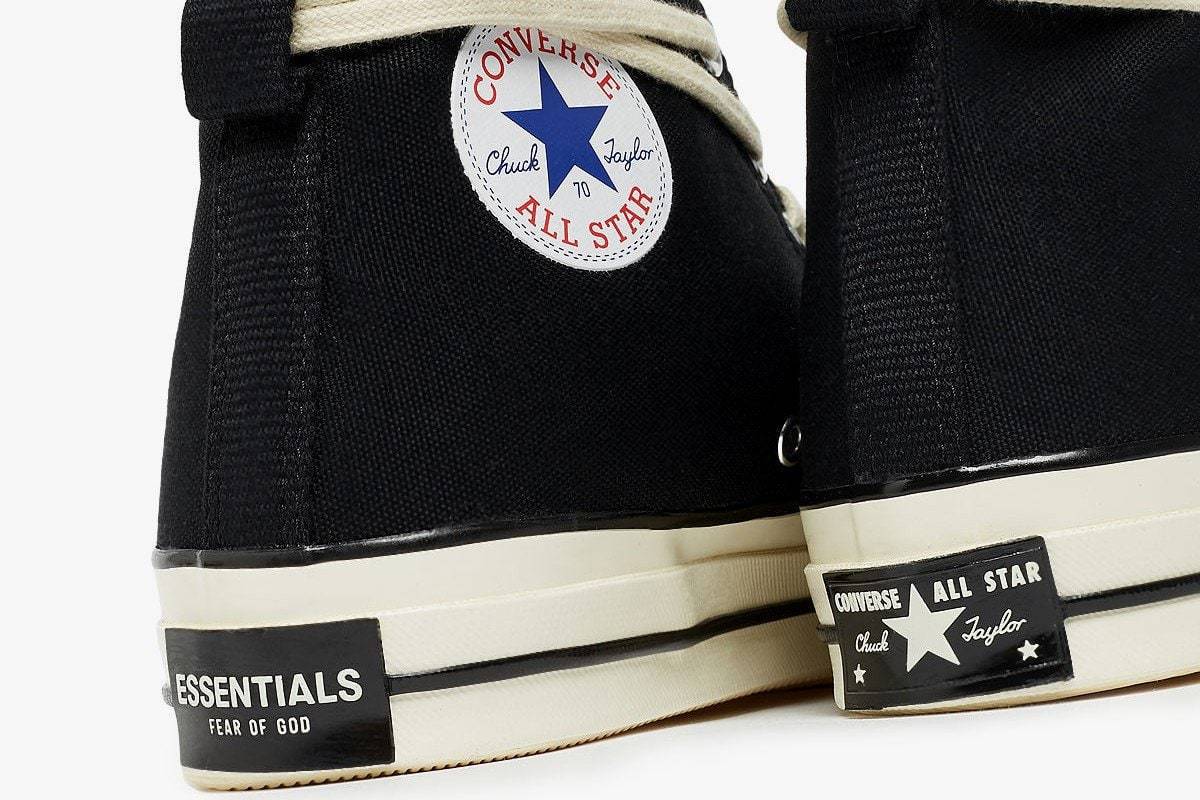 Fear Of God Converse Chuck 70 167954c Black Egret Release Date Info
