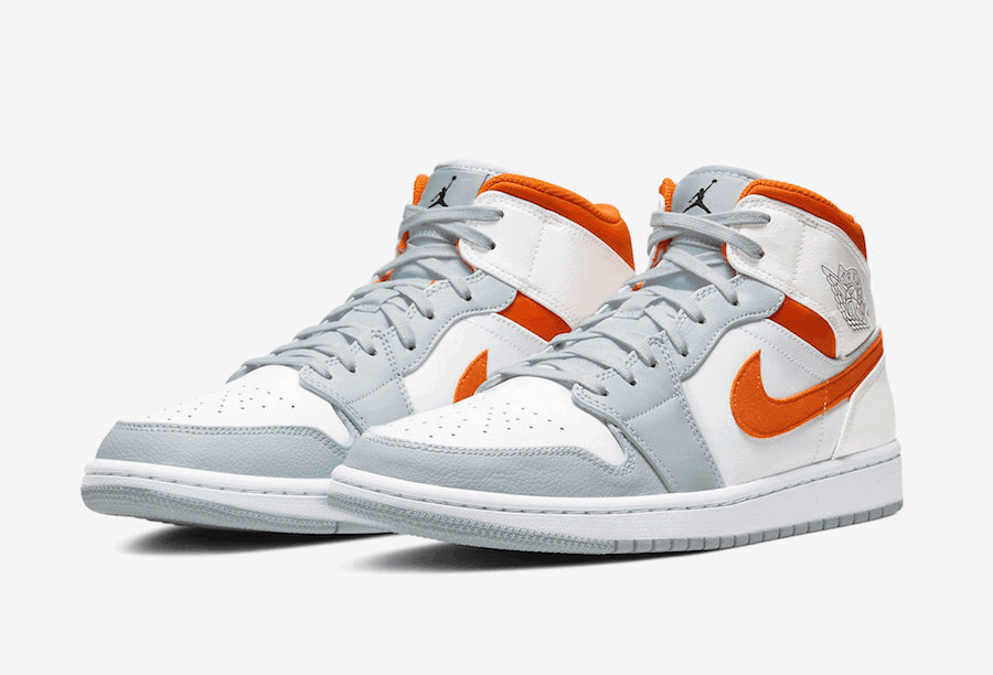 This Air Jordan 1 Mid Opts for Starfish Orange