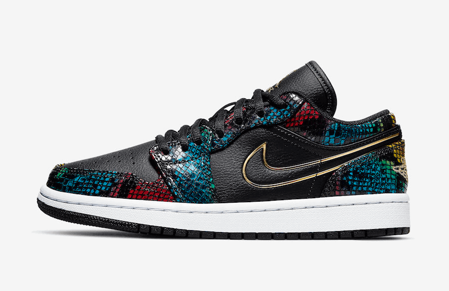 Air Jordan 1 Low “Multicolored Snakeskin”