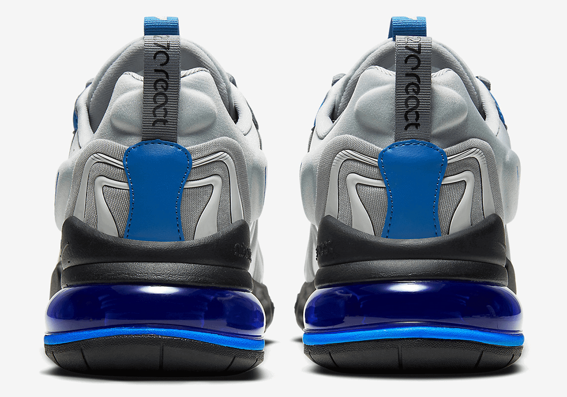 Nike Pairs the New Air Max 270 React ENG with a Silver and Blue Design