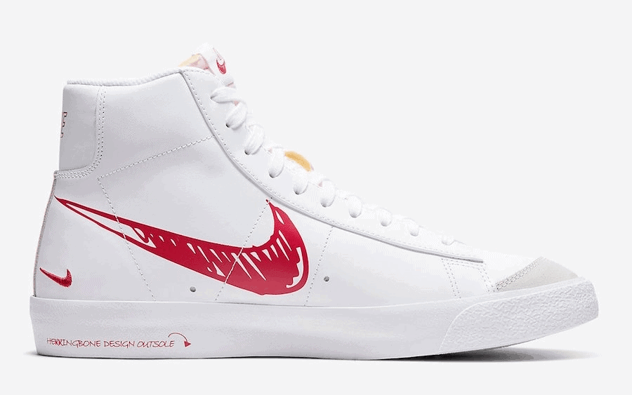 Nike adds Illustrated Motifs to the Blazer Mid “Sketch Pack”