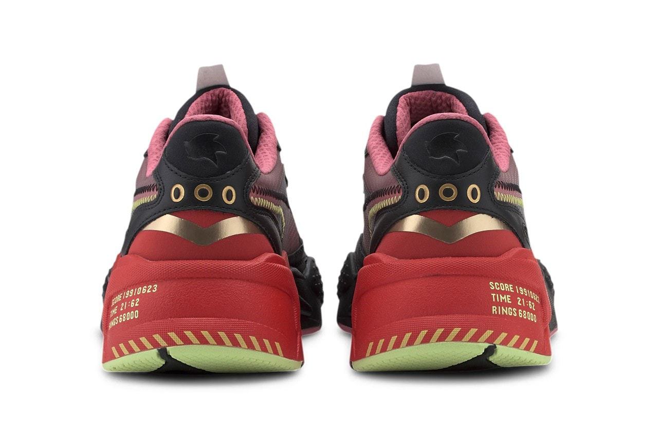Sonic Puma Rs X3 Doctor Eggman High Risk Red Black Fade Gold Rings Sneaker Release