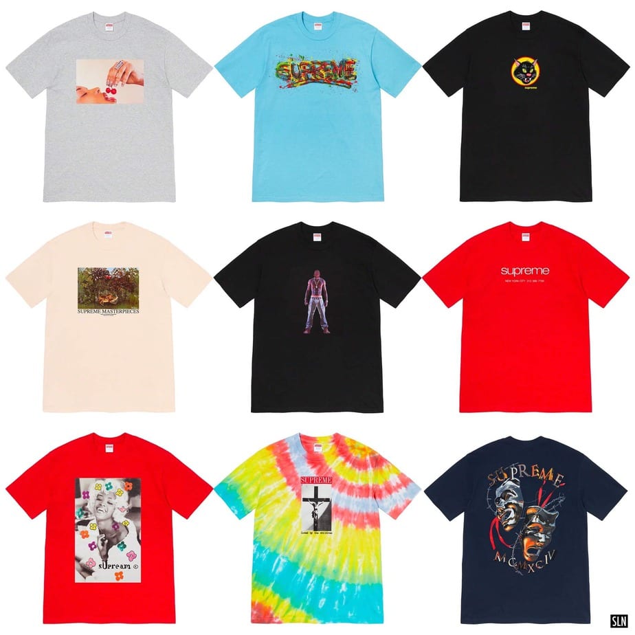Supreme Spring/Summer 2020 graphic T-shirts