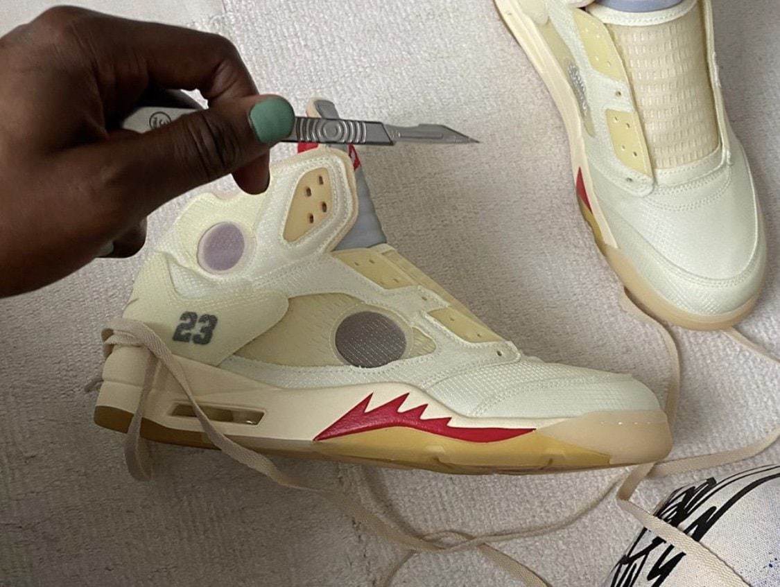 Off-White X Air Jordan 5 Cream