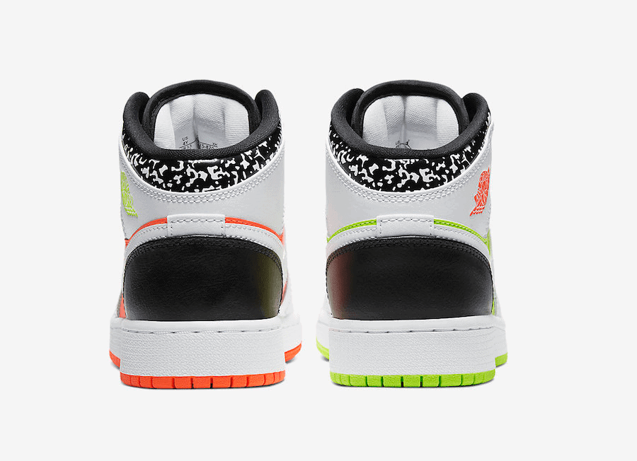 A Neon Air Jordan 1 Mid for the Kids