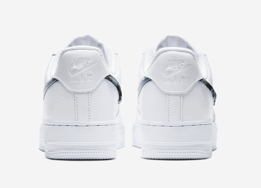 Nike Air Force 1 Features Blue Snakeskin and Pony Hair Swooshes