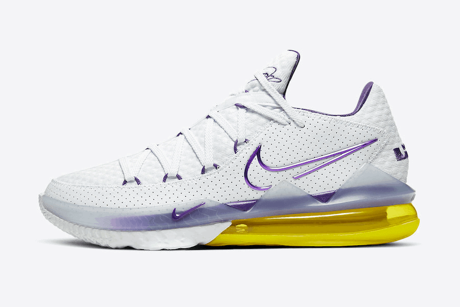 Nike LeBron 17 Low “Lakers Home” Available Now