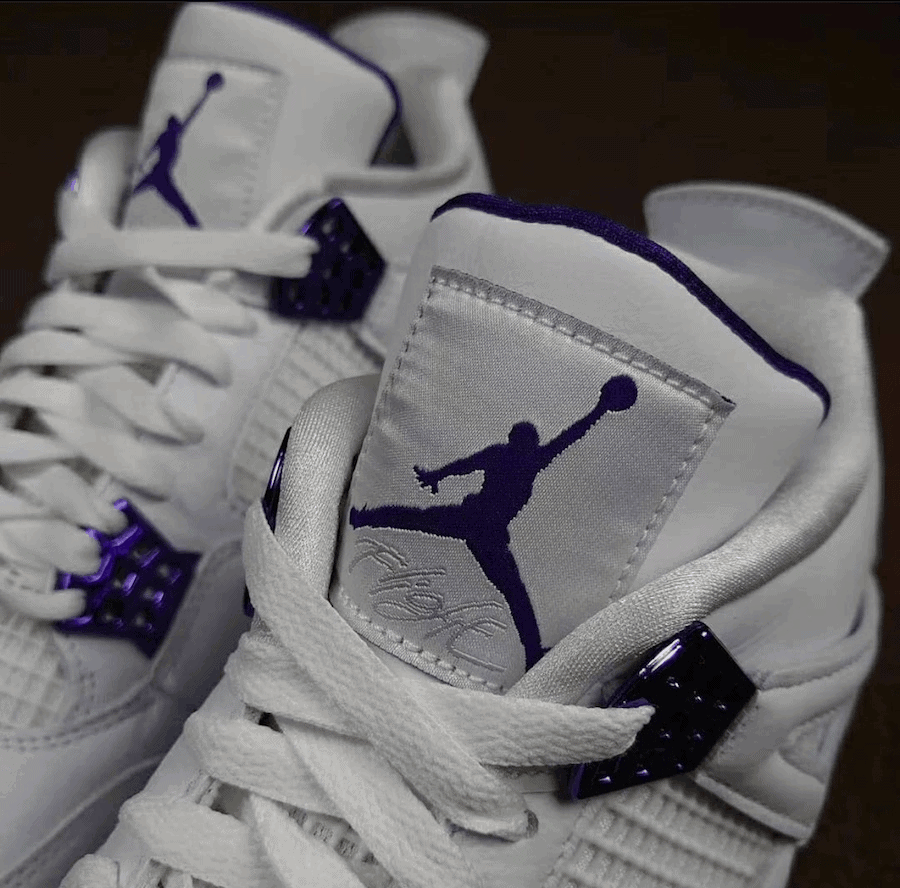 Detailed Look at the Air Jordan 4 "Court Purple"