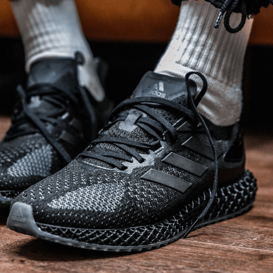 adidas 4D Run 1.0 Opts for a “Triple Black” Look