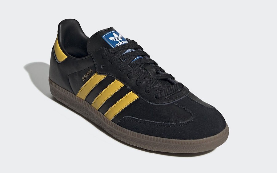 adidas Samba Og Black Yellow EG9326