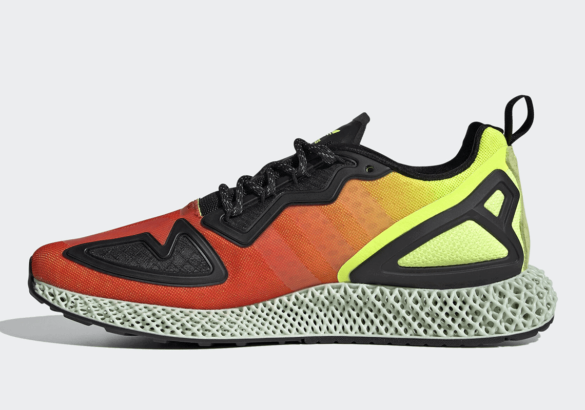 A Heatmap Design Adorns the Next adidas ZX 2K 4D