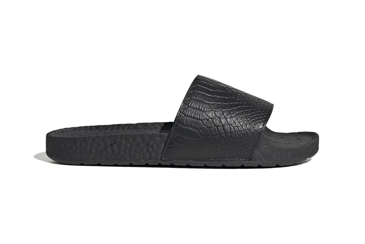 adidas Adilette Boost Pony Hair Snakeskin Release Information