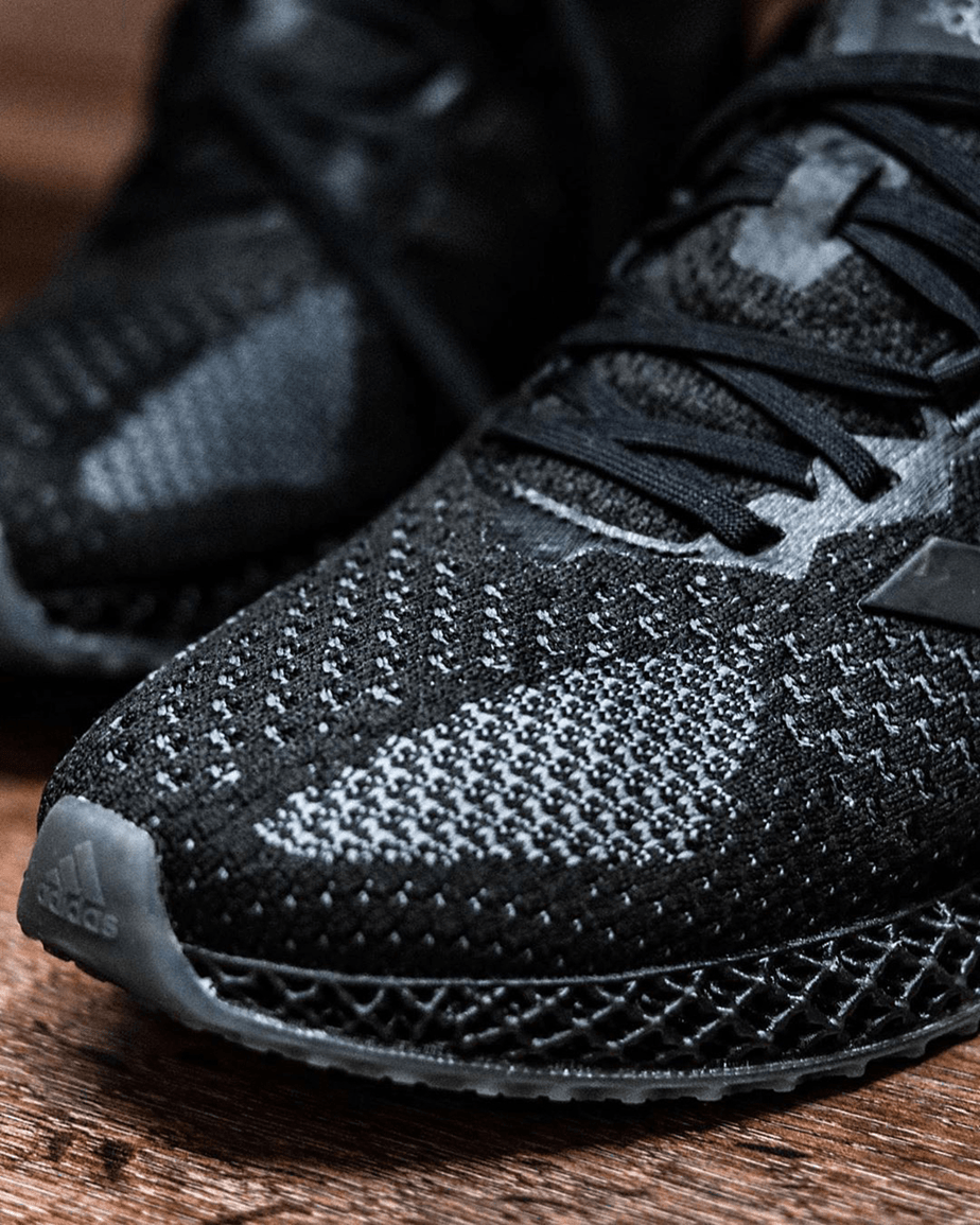 adidas 4D Run 1.0 Opts for a “Triple Black” Look
