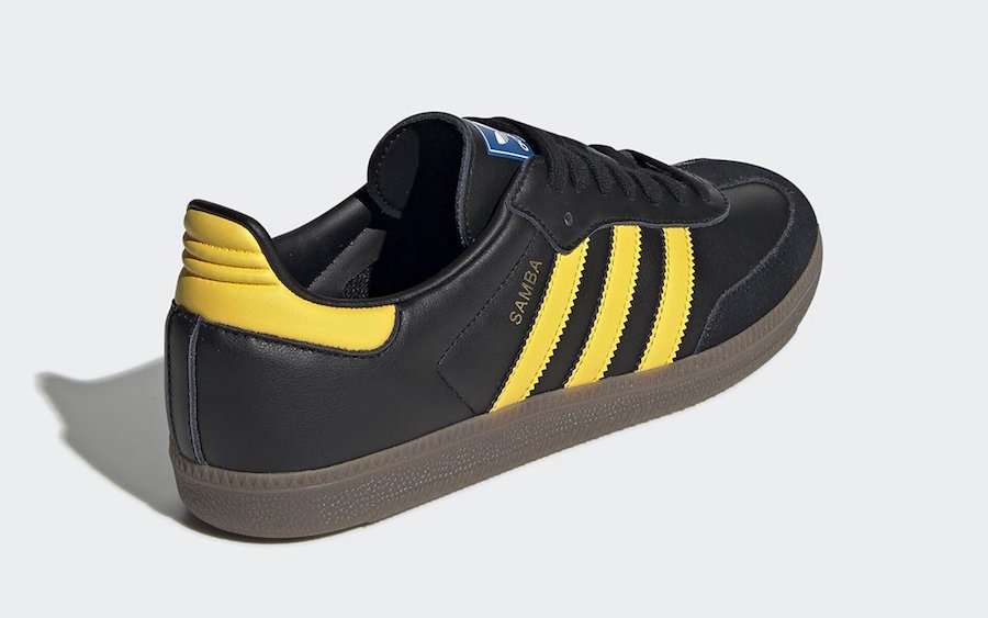 adidas Samba Og Black Yellow EG9326