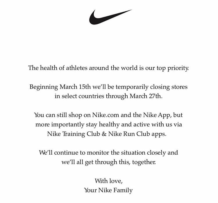 What the Coronavirus means for the Sneaker and Streetwear Industry