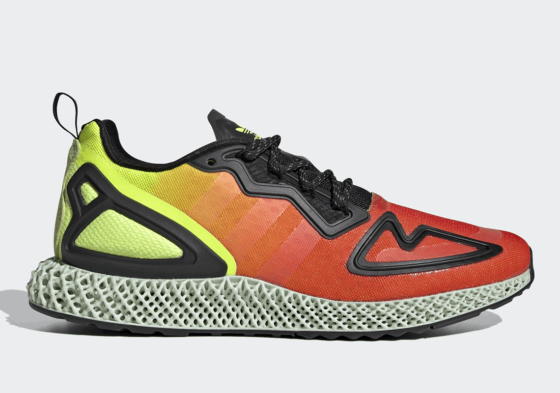 A Heatmap Design Adorns the Next adidas ZX 2K 4D
